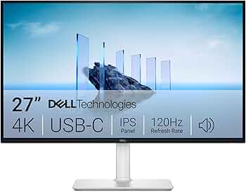 Dell 27 Plus USB-C Monitor - S2725QC, 4K UHD (3840x2160), 120Hz