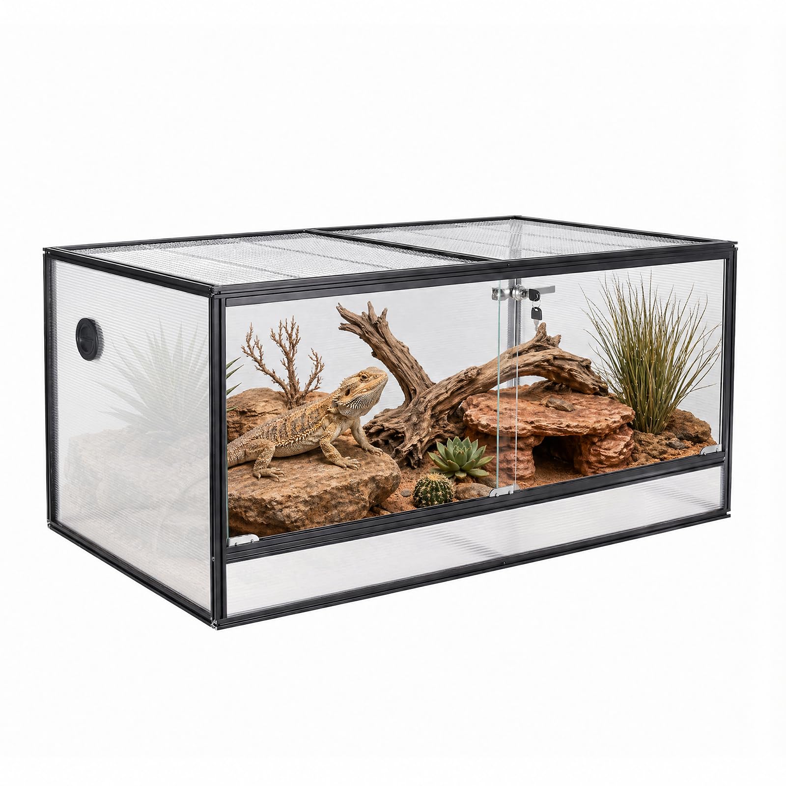JIWINNER 120 Gallon Bearded Dragon Tank