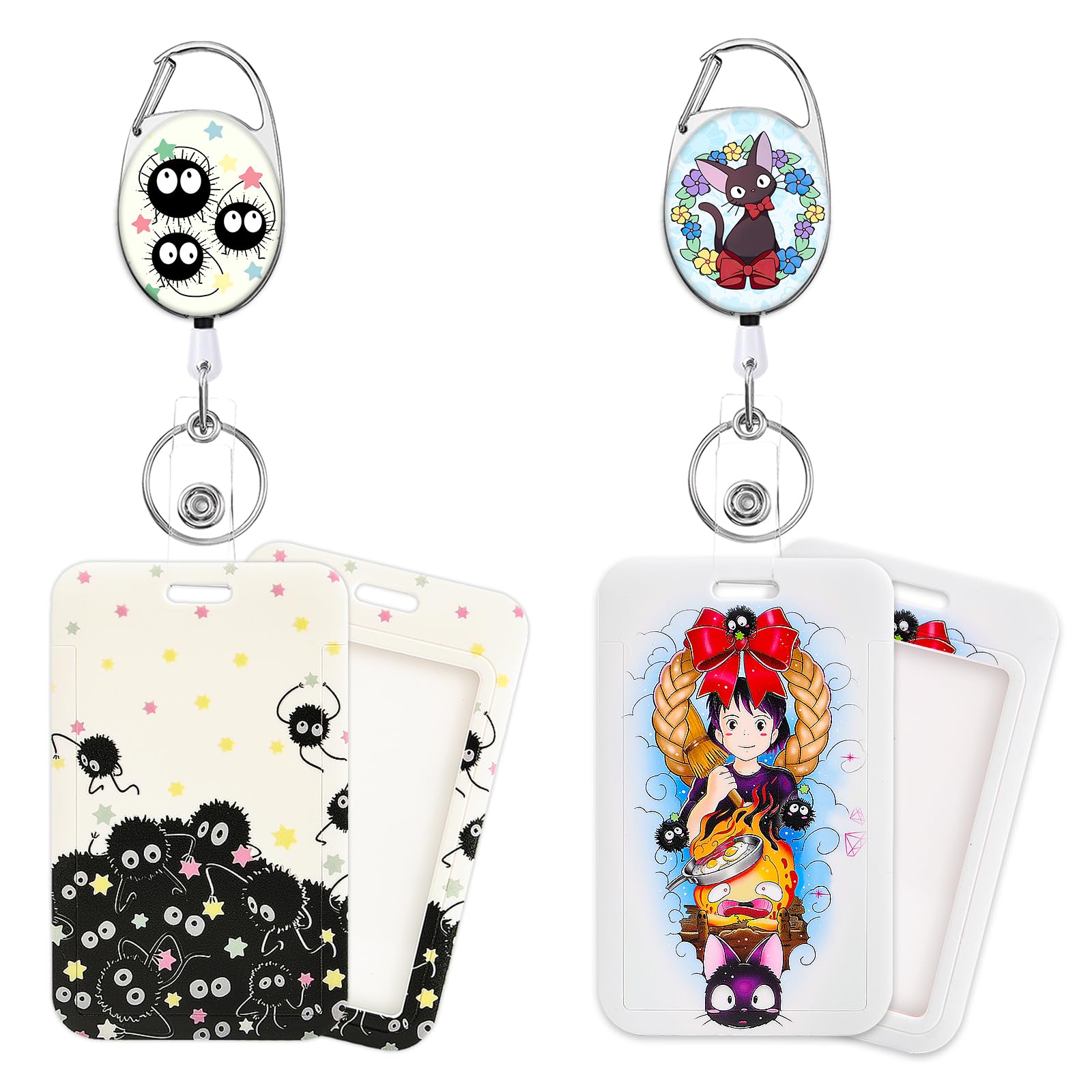 Amazon.com : Pounchi Soot Sprite Retractable Badge Reels (2 Pack
