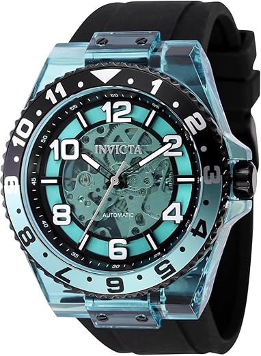Invicta Silicone Speedway Automatic Analog Blue Dial Watch for Men – 44388, Multi-Color Band