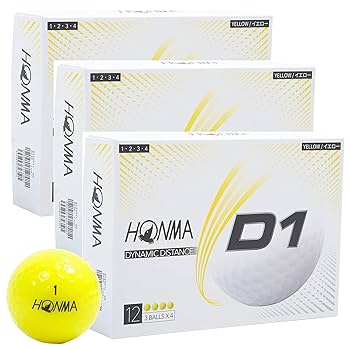 HONMA D1 ゴルフボール 120球セット！ HONMA D1 ゴルフボール 120球セット！
