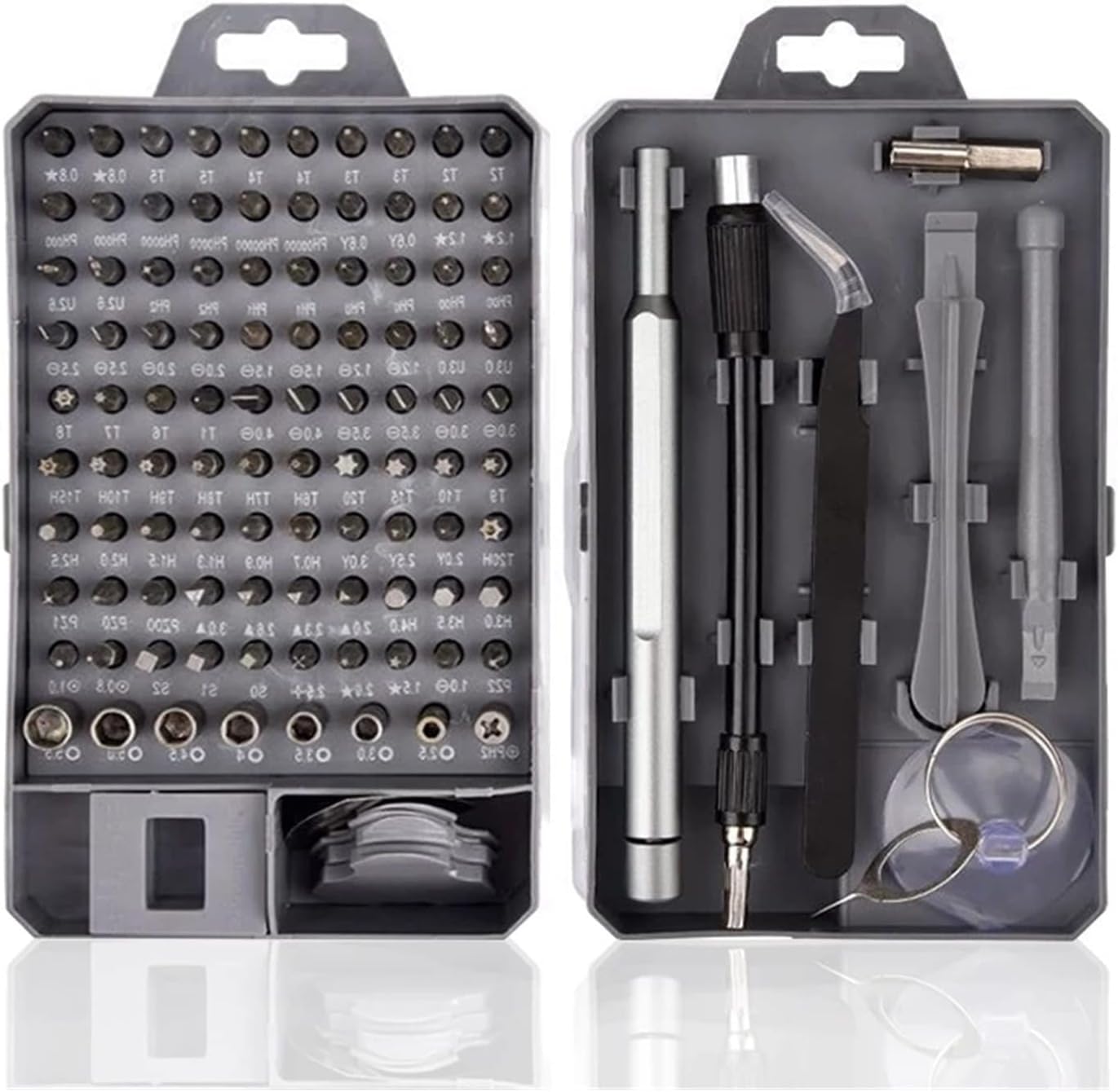 Juego de destornilladores magnéticos, kit de herramientas de reparación 115 en 1, brocas multiherramienta para laptop, teléfono, reparación de relojes, ideal para bricolaje, manitas, propietarios de