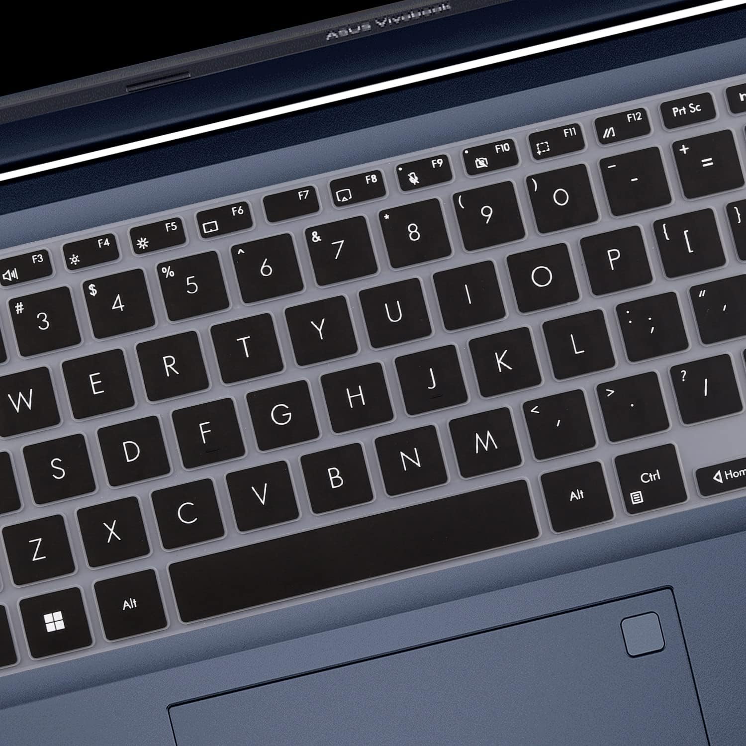 Keyboard Cover for ASUS VivoBook S 15 /VivoBook Pro 15X /VivoBook 16X M1502 M1503 K3502 M3502 K6501 M6501 K6502 M1603 F1603 X1603 M1605 F1605 X1605 K3605 K3605VC K6602 K6604 F1605 TN3604 TP3604 Black image 4 of 7 B0C285M6FF