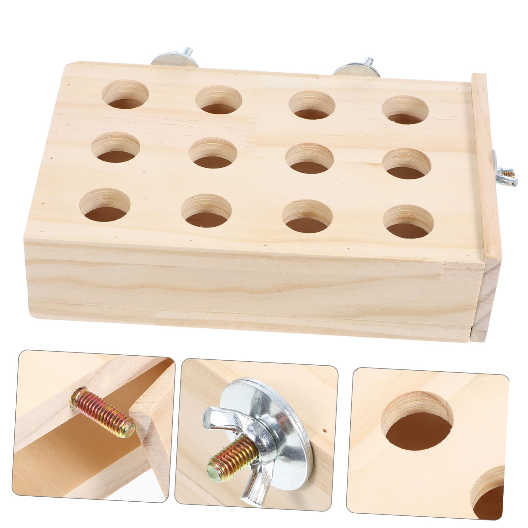 BESPORTBLE 4pièces Jouet à Déchirer pour Perroquet Accessoire Ludique pour Cage Jouet à Mâcher pour Intelligence Détente Oiseaux