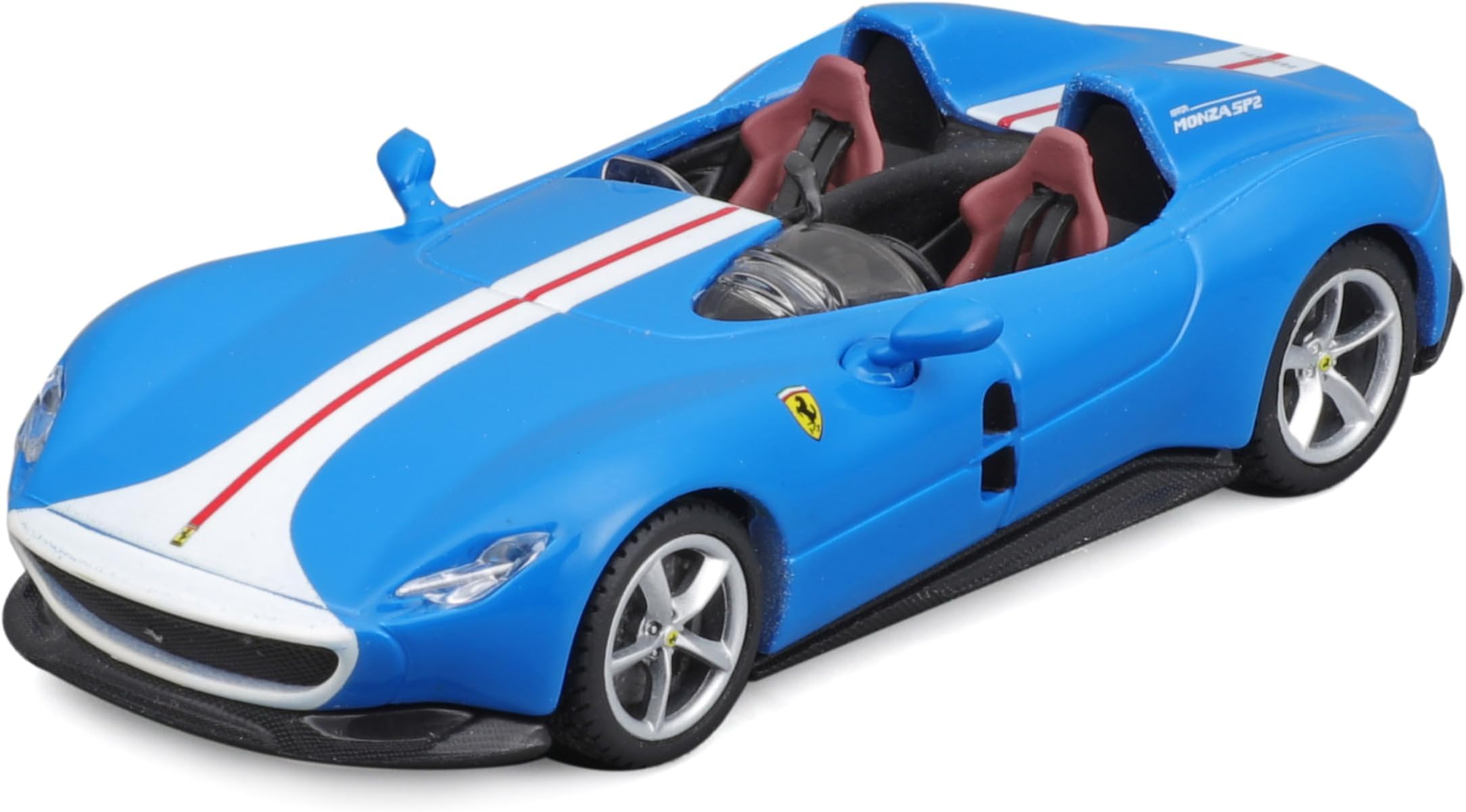 Bburago Ferrari Monza SP2 Model Car 1:43 Scale Blue/White (18-36913B)