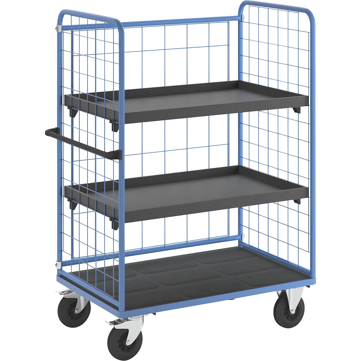 eurokraft Pro | Chariot à tablettes à Trois côtés grillagés