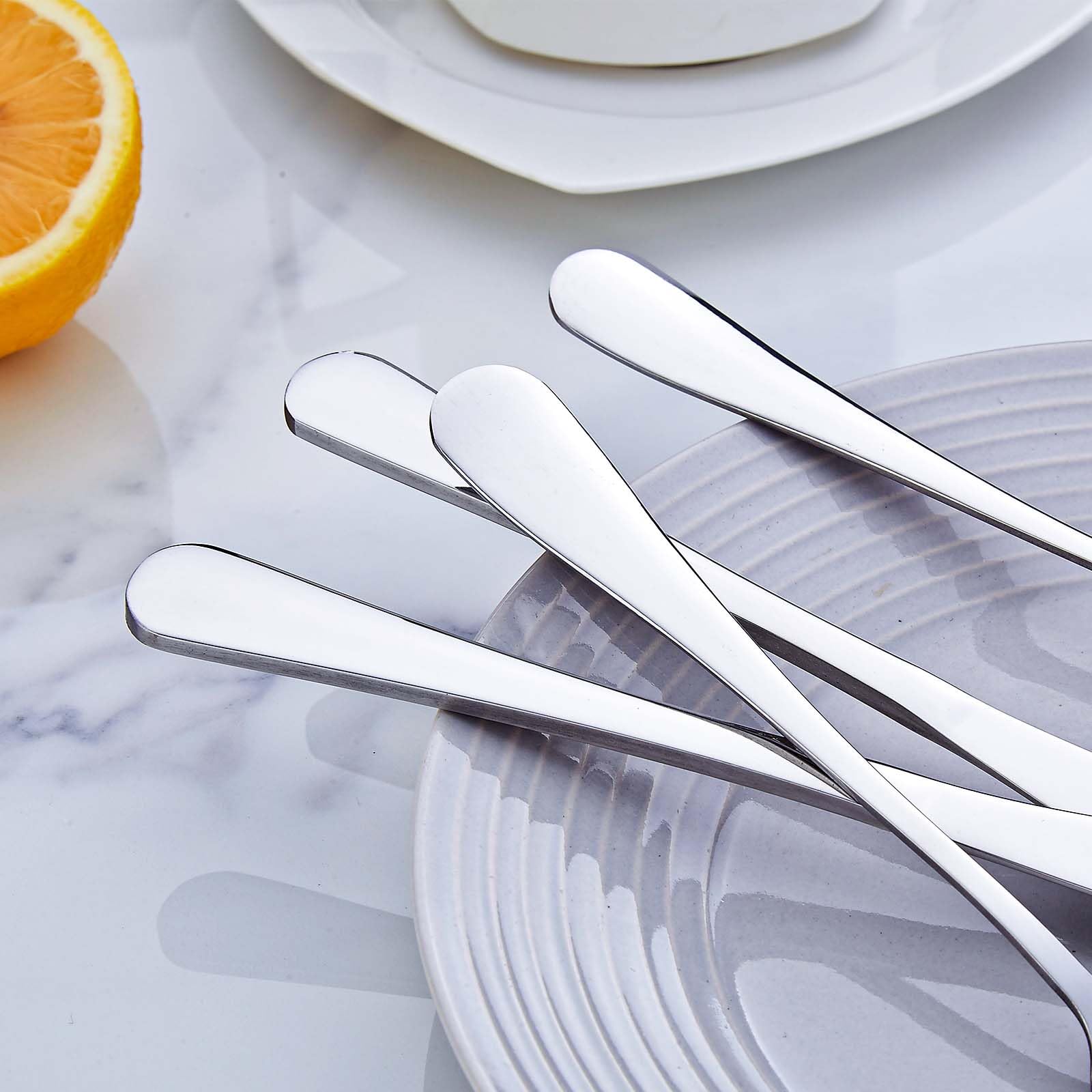 Teelöffel 36er Set, PionStar Edelstahl kaffeelöffel Set, (5,5"/14cm) Spülmaschinenfest, latte macchiato löffel/espressolöffel/kleine löffel/Dessertlöffel für Zuhause/Küche/Restaurant