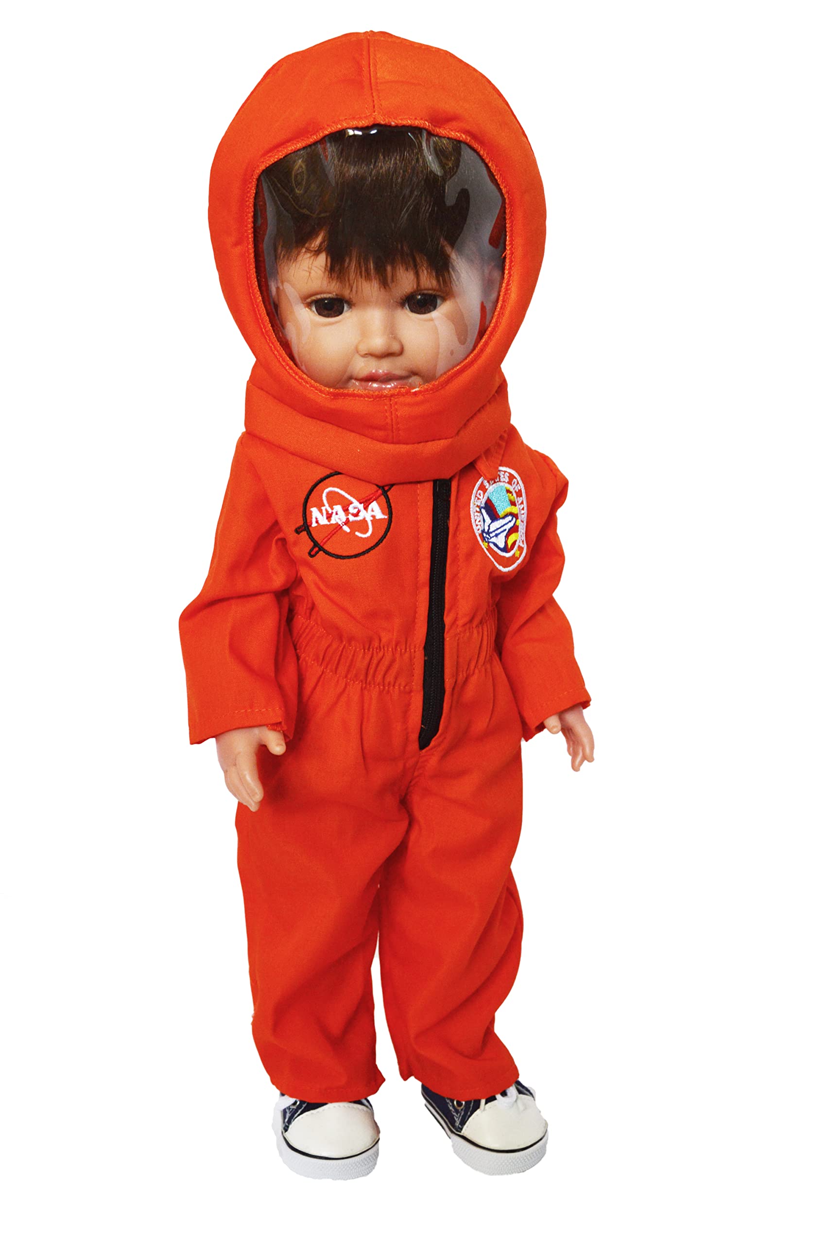 MBD My Brittany's Orange Astronaut Outfit Fits 18 Inch Fashion Girl Dolls-Doll Clothes