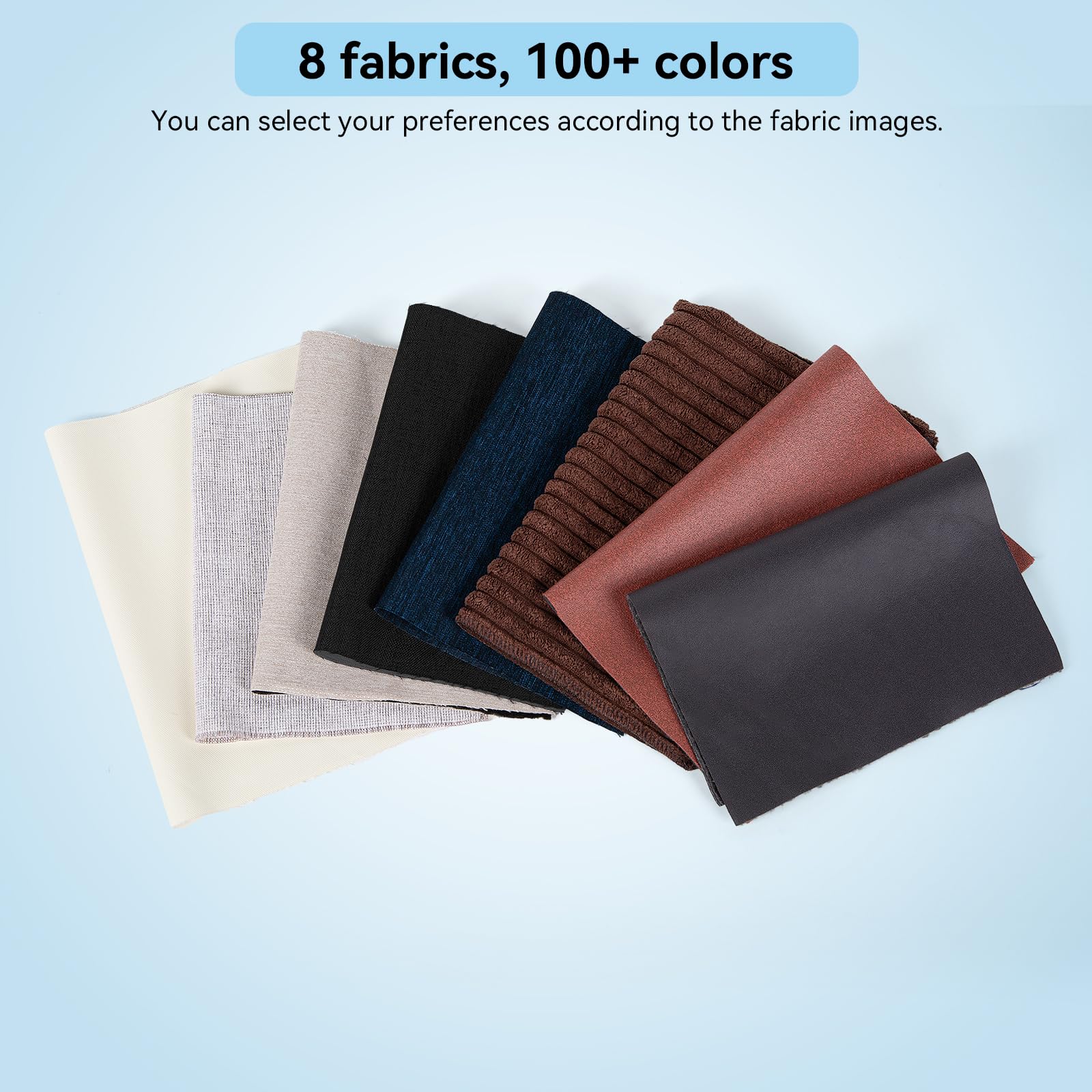 ROFIEJOX Custom Regular Bench Cushion - Personalized Comfort, Durability, Waterproof, Color, and Style Fabric - Indoor/Outdoor Long Seat Furniture, 50A High-Density Resilience Sponge