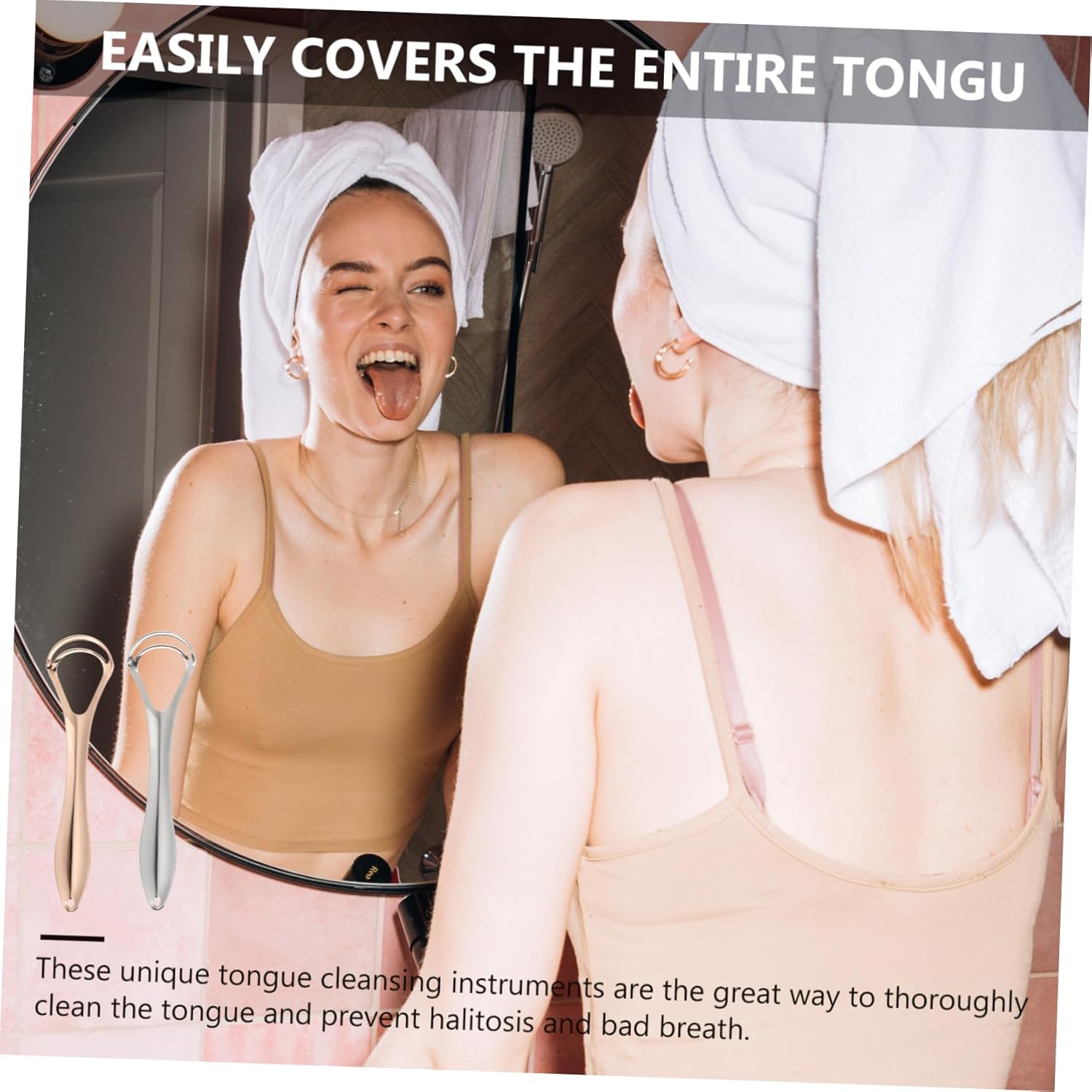 6pcs Quality Material Tongue Scraping Tool Multi-functional Tongue Cleaner for Home Use Comfortable Grip