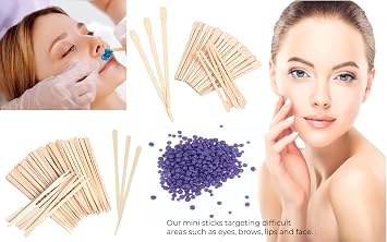 Mibly P300 Assorted Waxing Sticks and P1000 Eyebrow Waxing Sticks