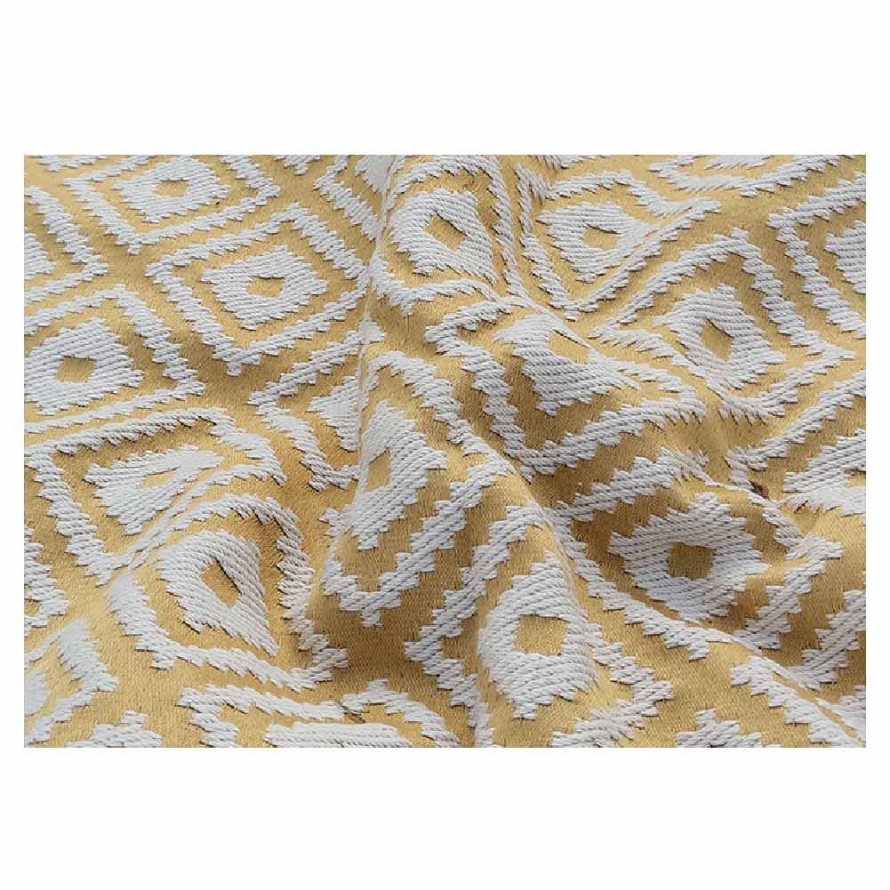 Coperta da Picnic Impermeabile, Cotone Coperta da Spiaggia Anti Sabbia Portatile Pieghevole Tappeto Stuoia Lavabile in Lavatrice per Campeggio Viaggio Giardino 150X150 Cm 150X200 Cm (Giallo, Viola)