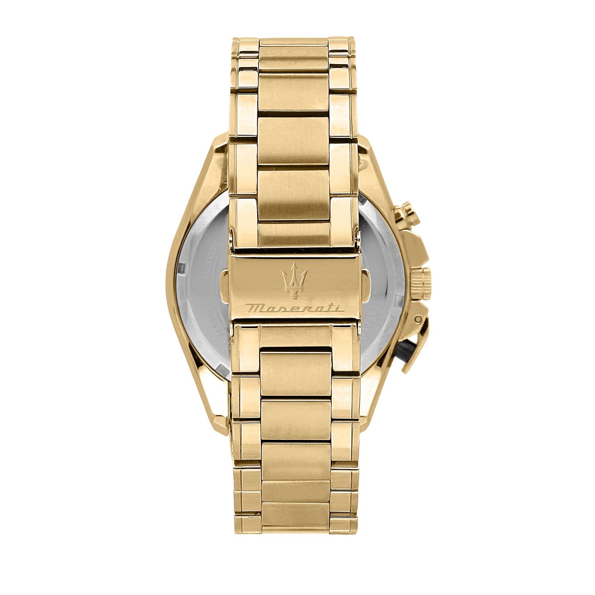 Maserati TRAGUARDO Orologio Uomo, Cronografo, al quarzo, in Acciaio, Oro, Idee Regalo Uomo - R8873612041