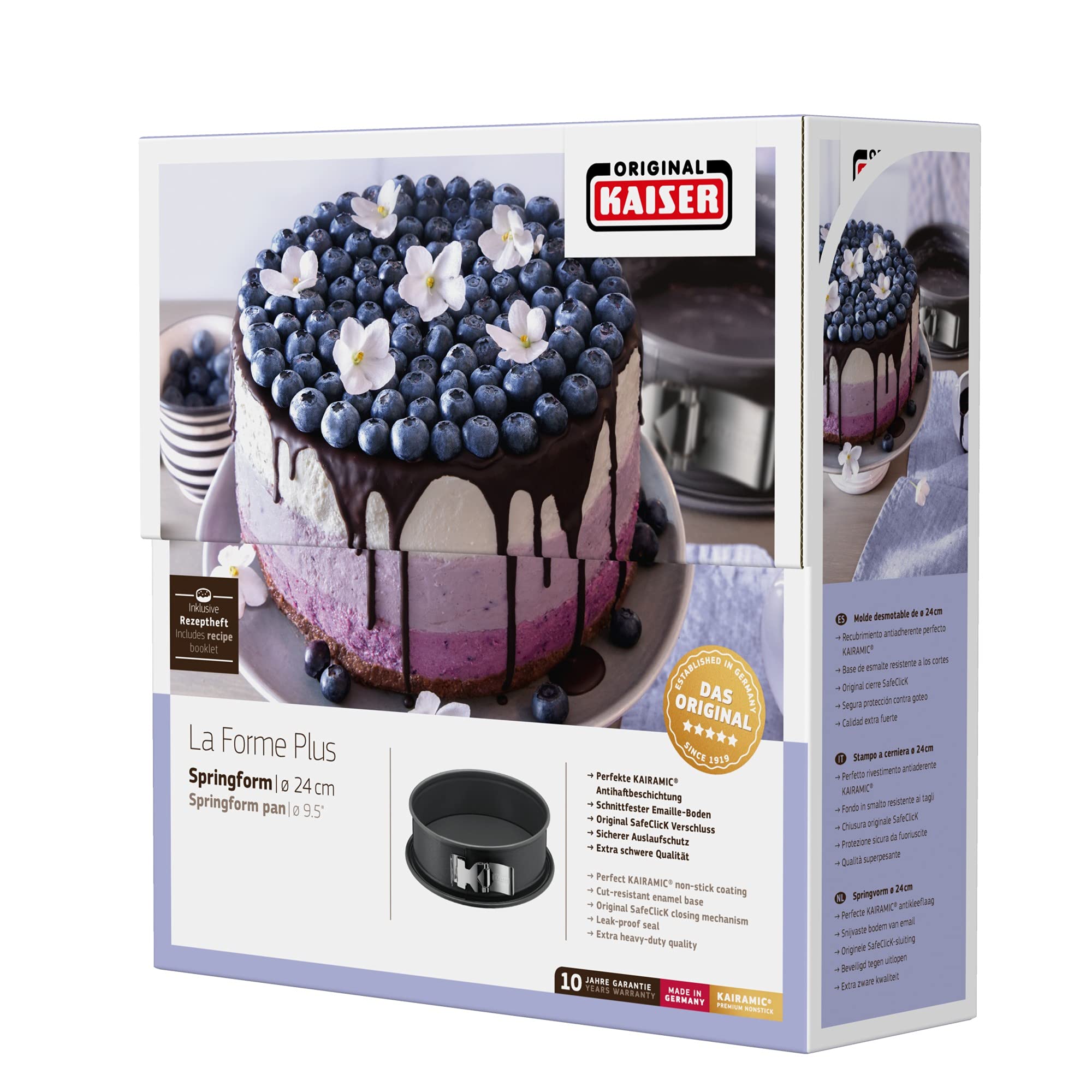 Original Kaiser 2300638065 Tortiera Apribile, 24 cm