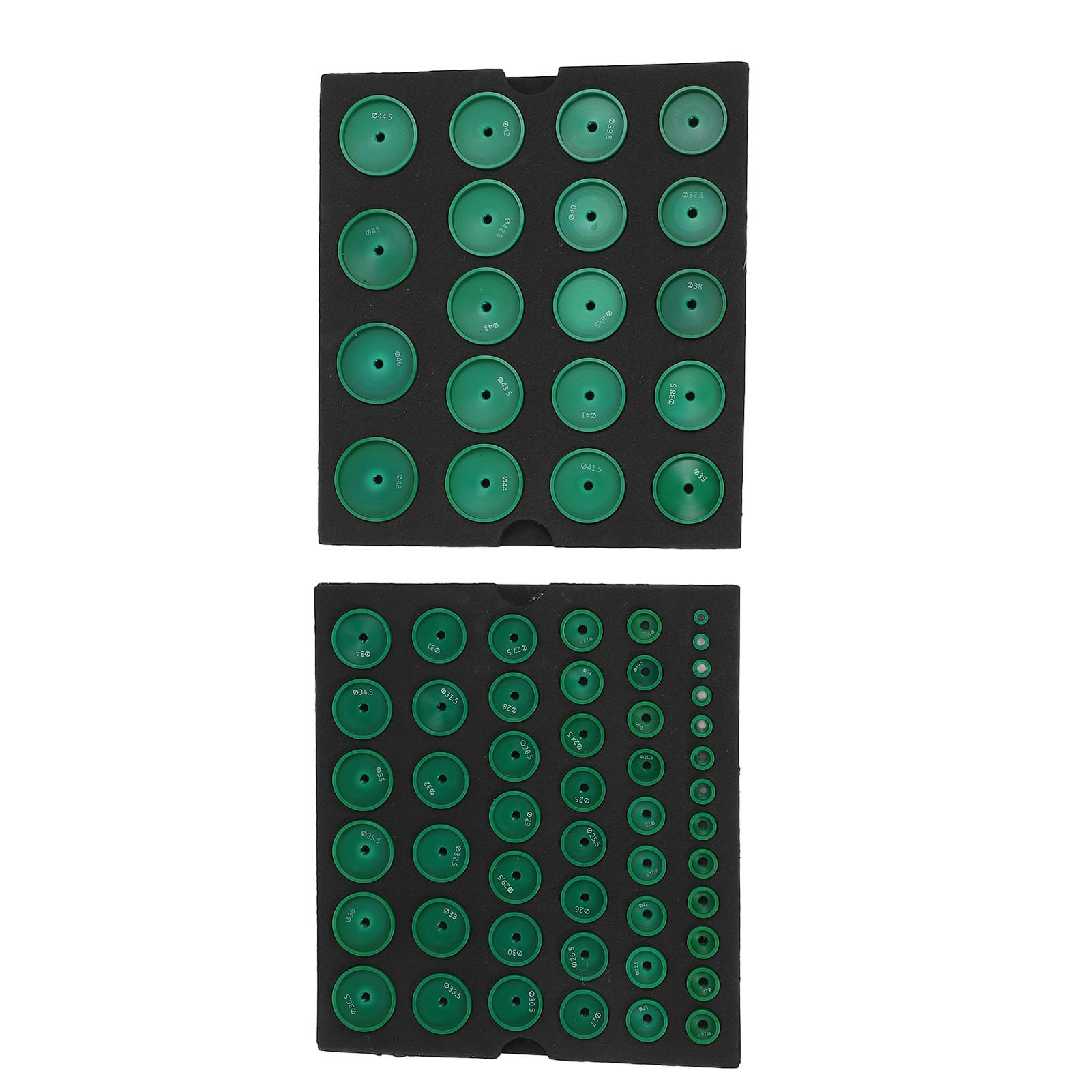 Walfront Juego de Troqueles para Prensa de Reloj, 68 Piezas, Resina,