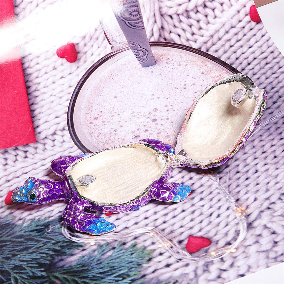 Amazon.co.jp: Waltz&F メタル＆クリスタル製 ジュエリーボックス