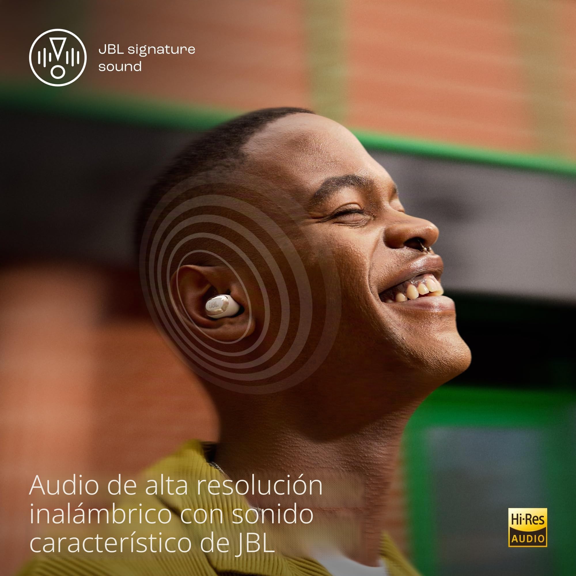 JBL Live Buds 3 - Auriculares inalámbricos con cancelación de ruido, reproducción total de 40 horas, carga inalámbrica, 6 micrófonos para llamadas perfectas, conexión multipunto, IP55 impermeable y