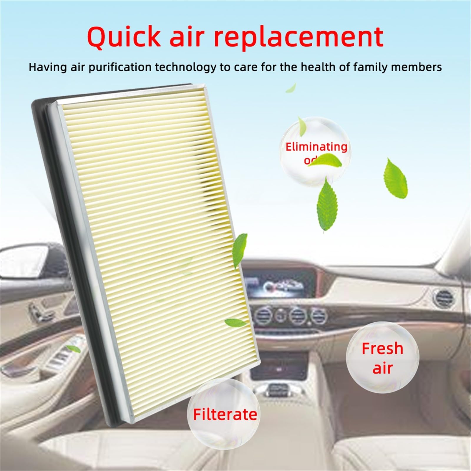 Filtro De Aire Cabina Para Motor De Coche, Compatible Con Saab 9-2X (años 2005 A 2006), Fibra De Carbono CA4309, 16546-0Z000, 16546-70J10, 16546-V0100 Filtro de aire Polen Biofuncional(10pcs)