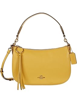 coach yellow handbag
