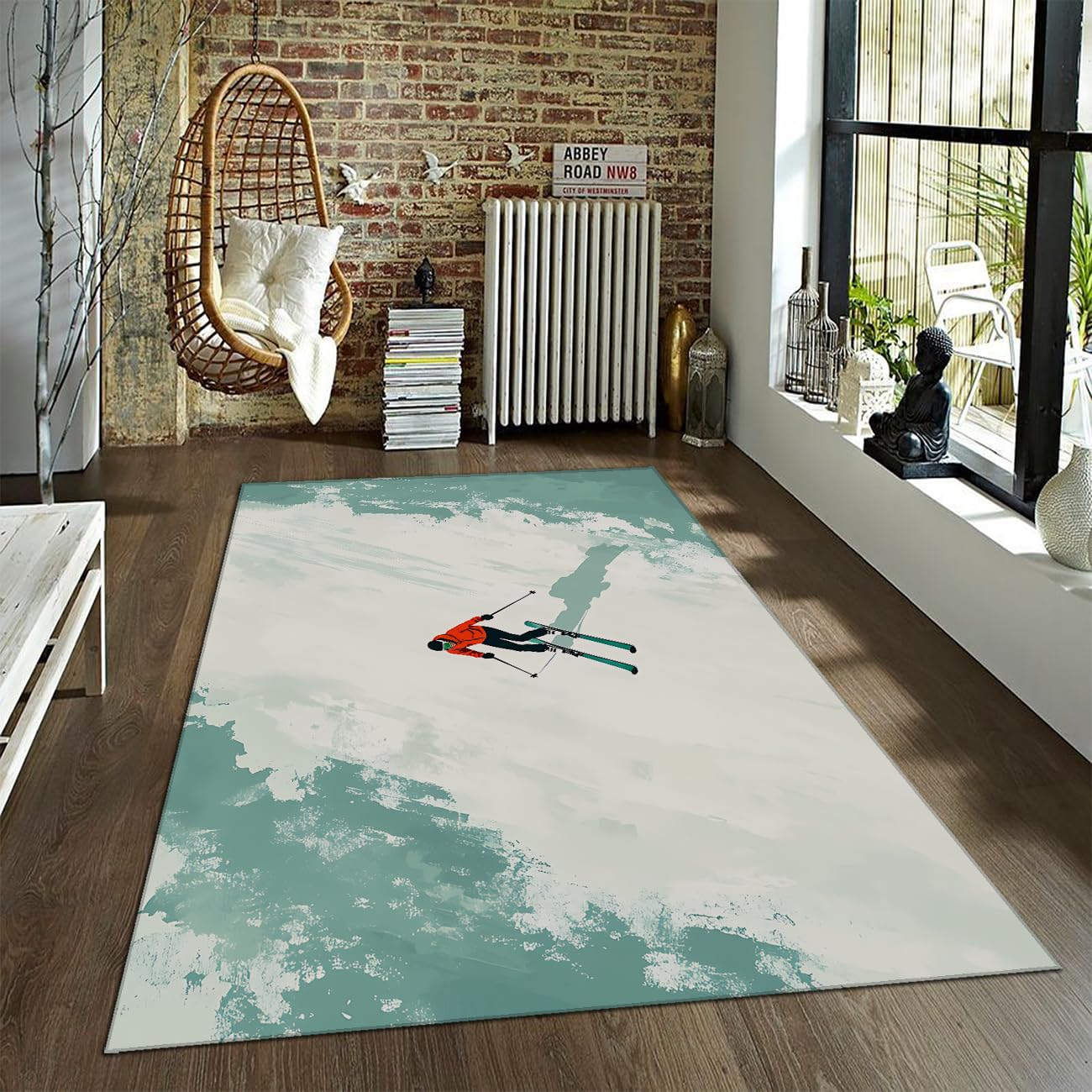 Tapis antidérapant et lavable 100x150cm pour aire de jeux enfant