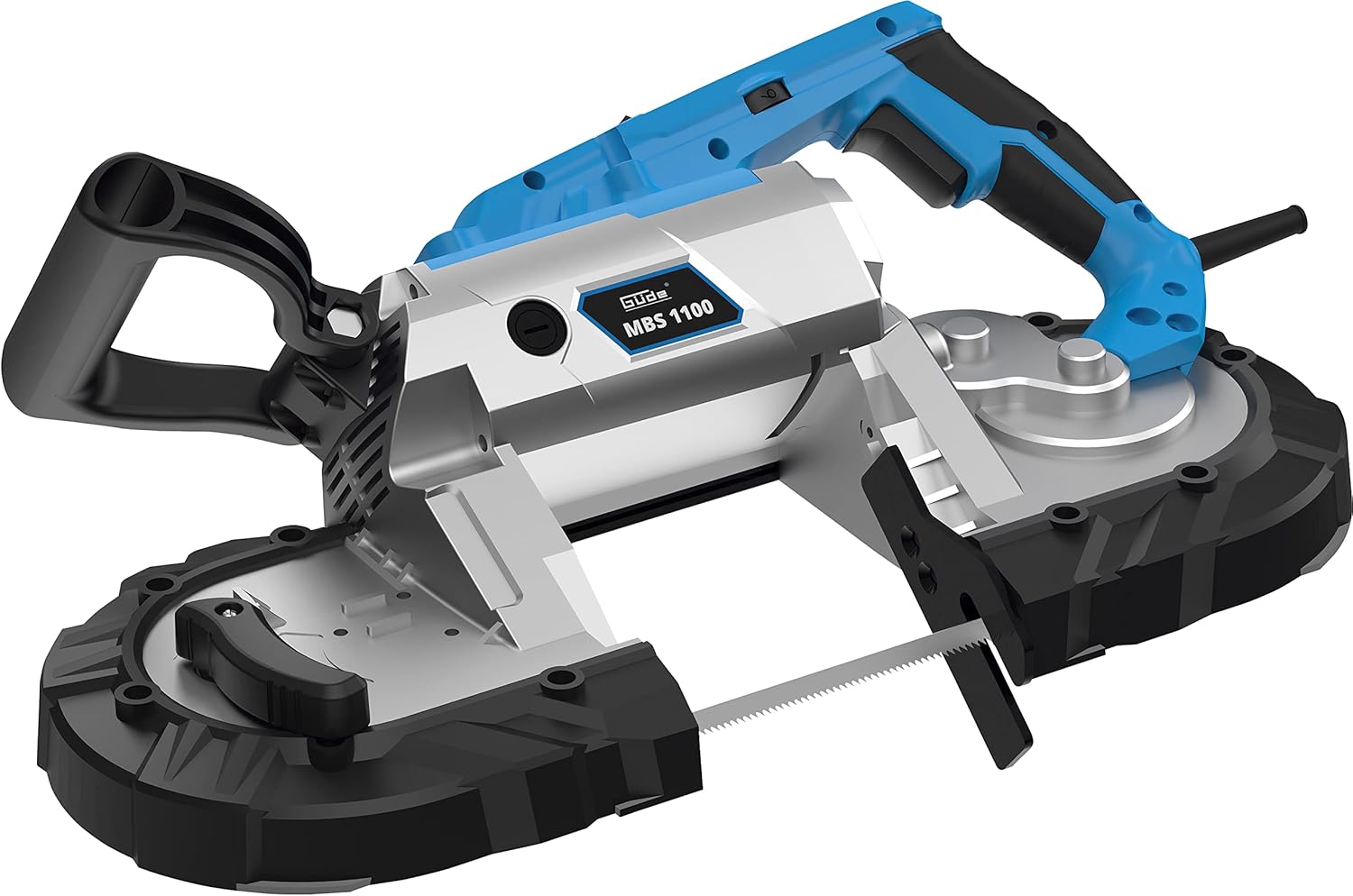 GÜDE MBS 1100 Metal Bandsaw in handheld configuration