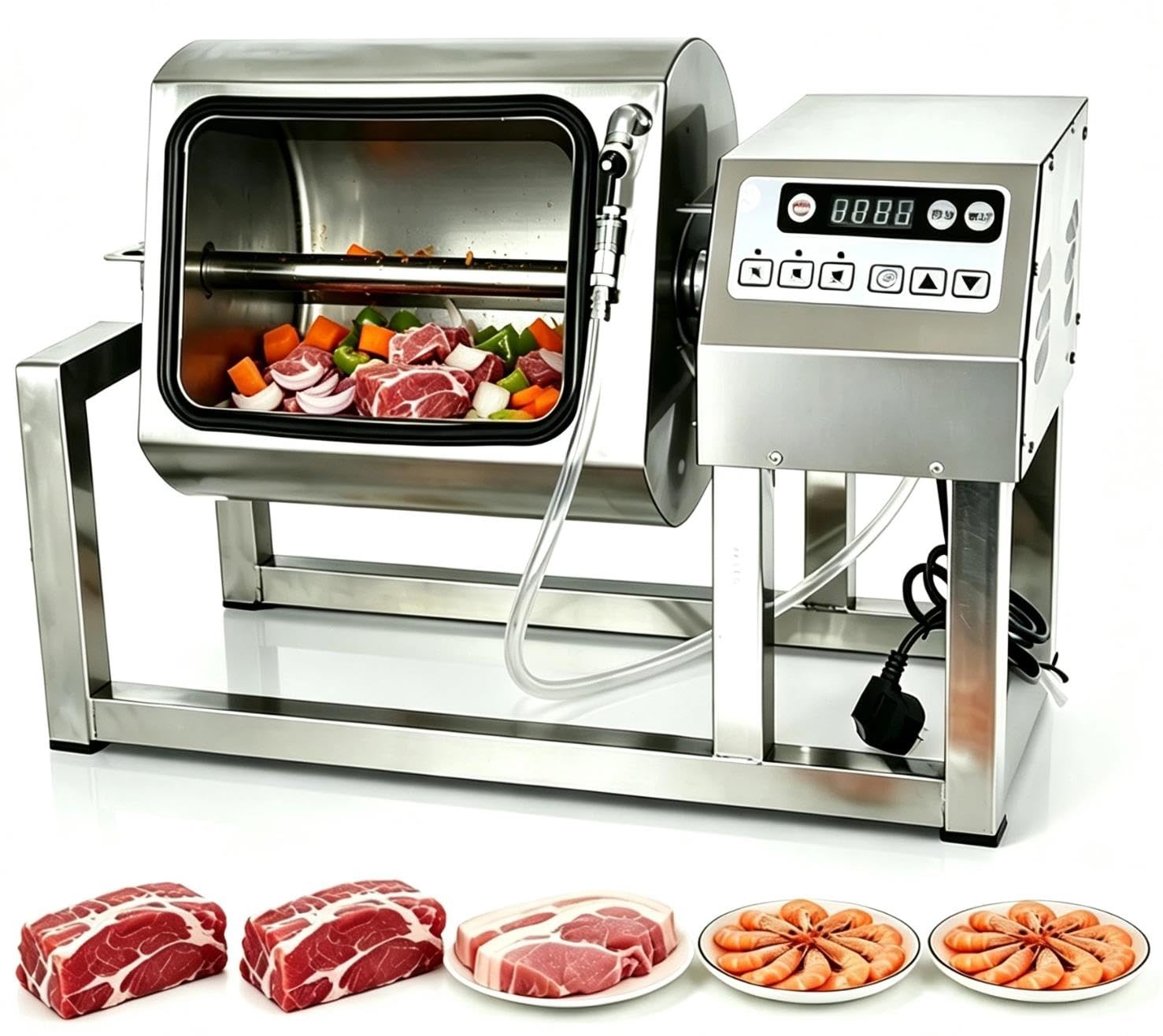 Tumbler marinatore professionale carne(18 L)Macchina marinatrice sottovuoto