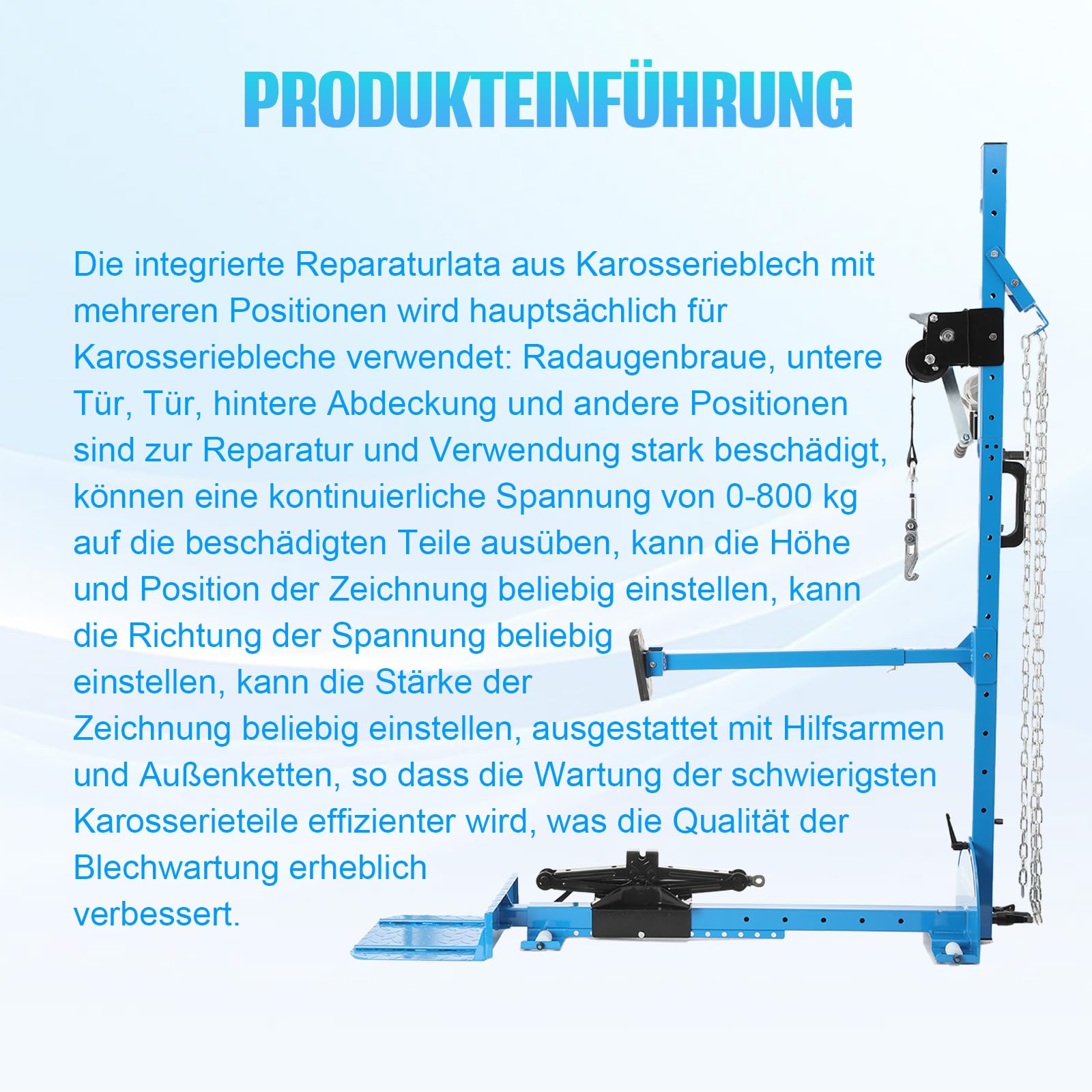 PDR Ausbeulwerkzeug KFZ Beulen Dellenlifter Ausbeul Werkzeug 100-920 mm | Auto Beulen Reparatur Abzieher,Maximale Zugkraft: 600KG