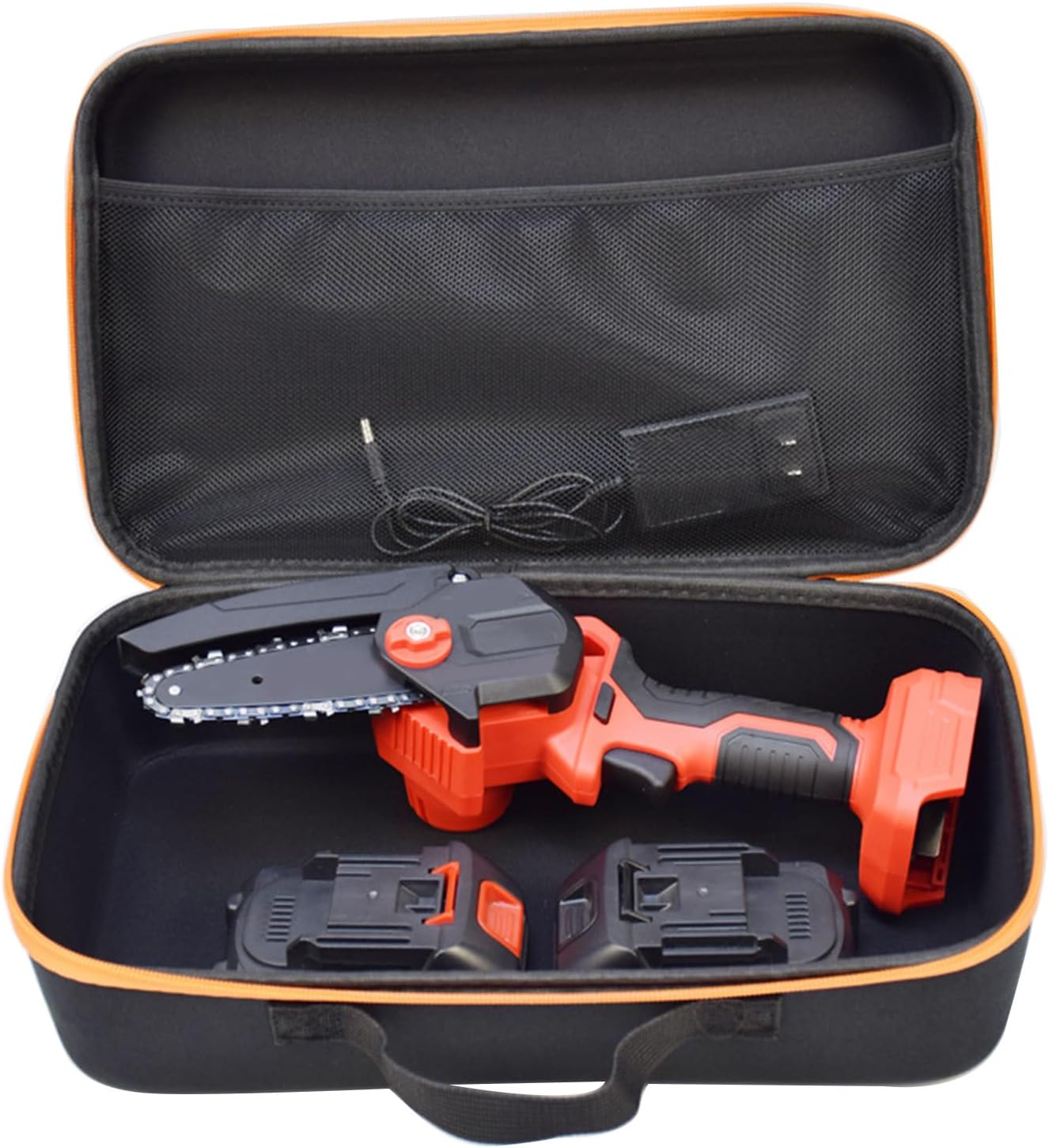 Hard Shell Chainsaw Tool Bag Electric Drill Tool Storage Kit Oxford Cloth Tool Storage Bag Large Bag Case for Outdoor Exploration Camping, B