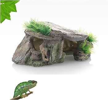 Amazon | Life2キク 爬虫類 シェルター イモリ 隠れ家 トカゲ 洞窟 亀