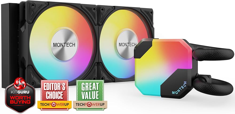 Windows用 MONTECH HyperFlow ARGB 240 Amazon.com: MONTECH HyperFlow ARGB 240 - AIO CPU Liquid