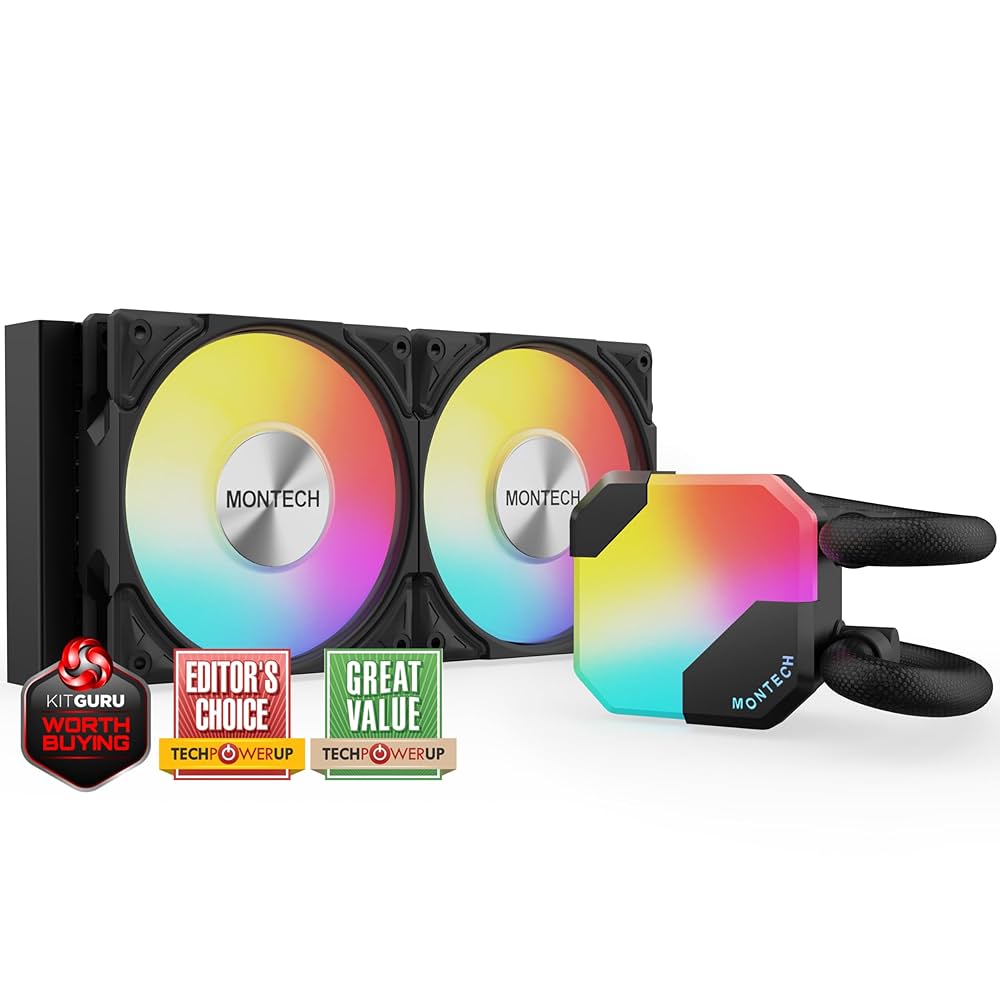 Amazon.com: MONTECH HyperFlow ARGB 240 - AIO CPU Liquid