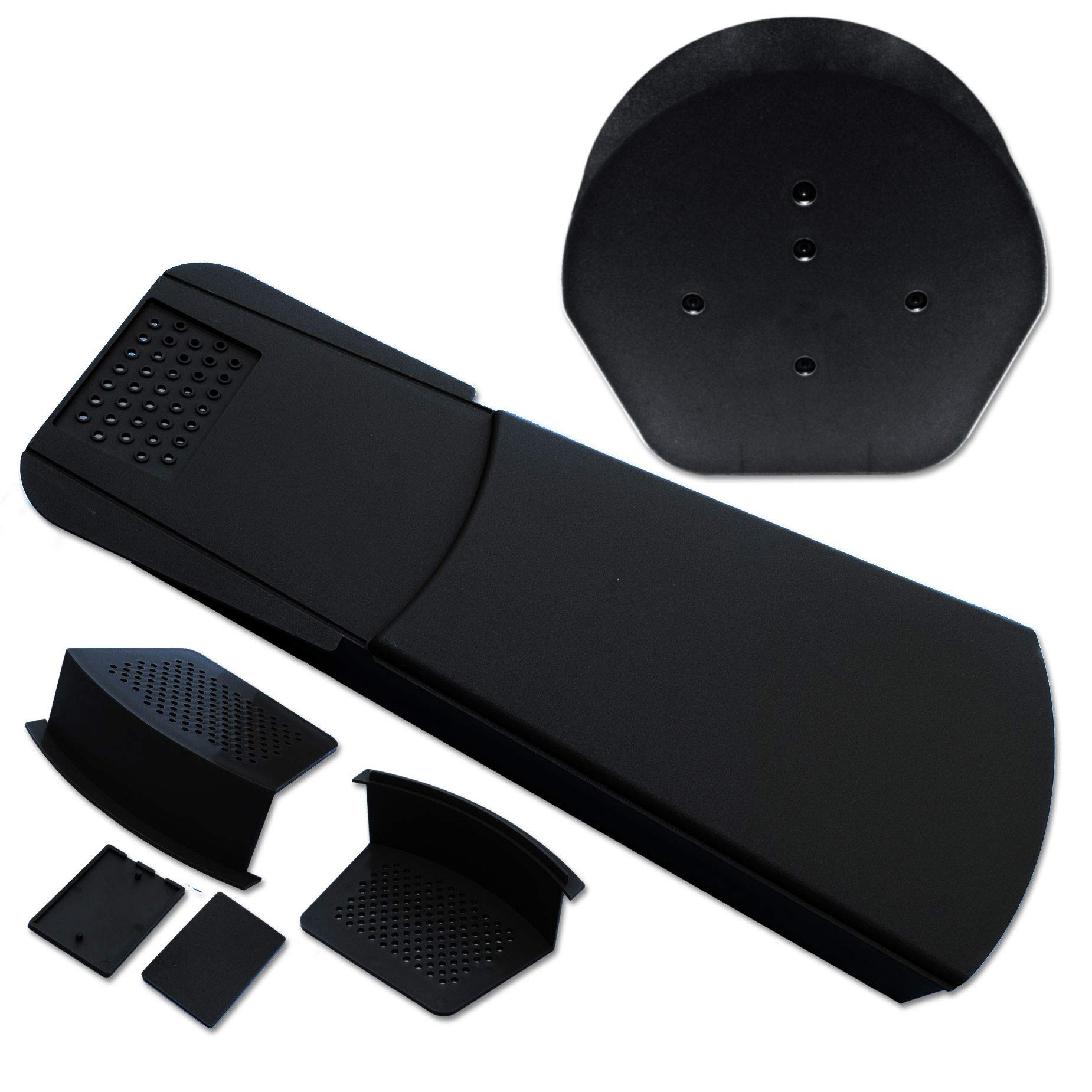 EasyVerge U Dry Verge Roof Kit - 44 Units, Domed Half Round, Black