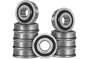 10 Pack Flanged Ball Bearings ID 3/4 Inch x OD 1-3/8 Inch,...