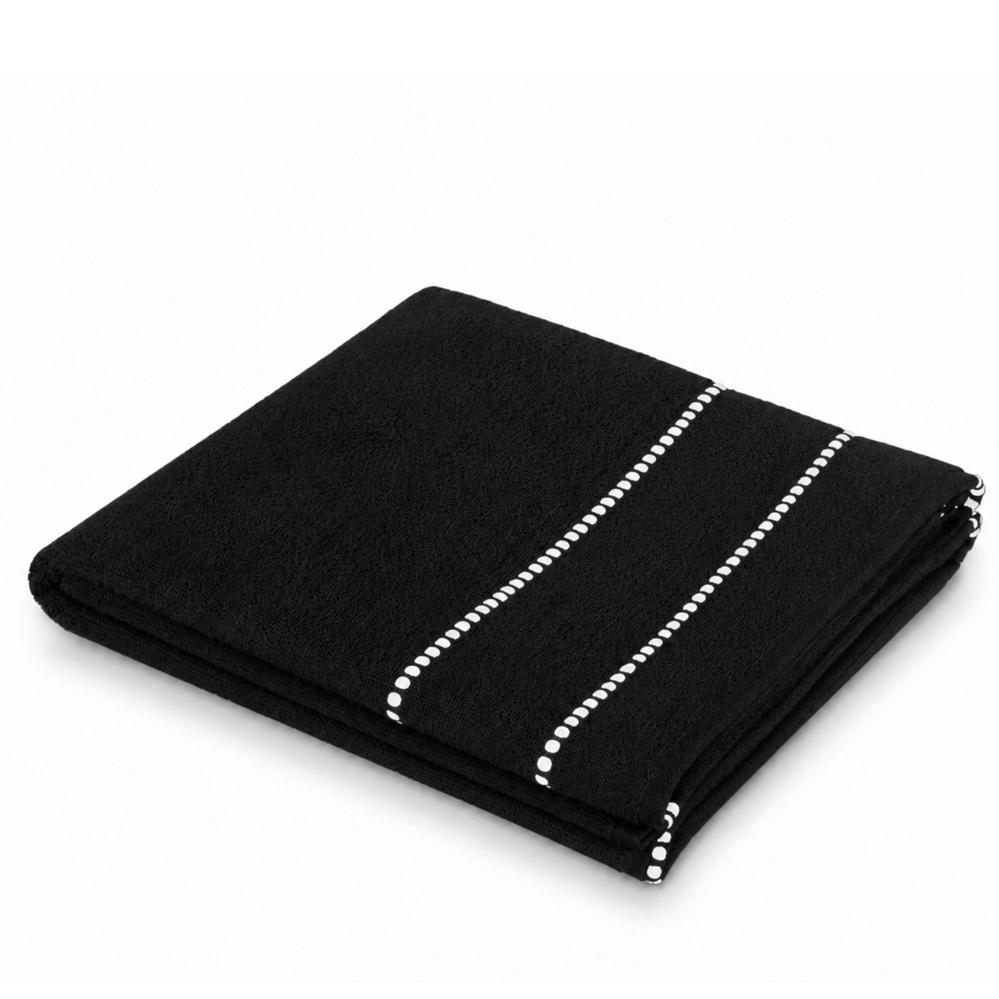 450 GSM Gym Towel for Men & Women (27 x 16 cm) | Soft Face Towel and Small Hand Towel | Quick Dry Sweat Absorbent Towel for Workout, Sports, Yoga, Running | Pack of 1 (Black)-image-13