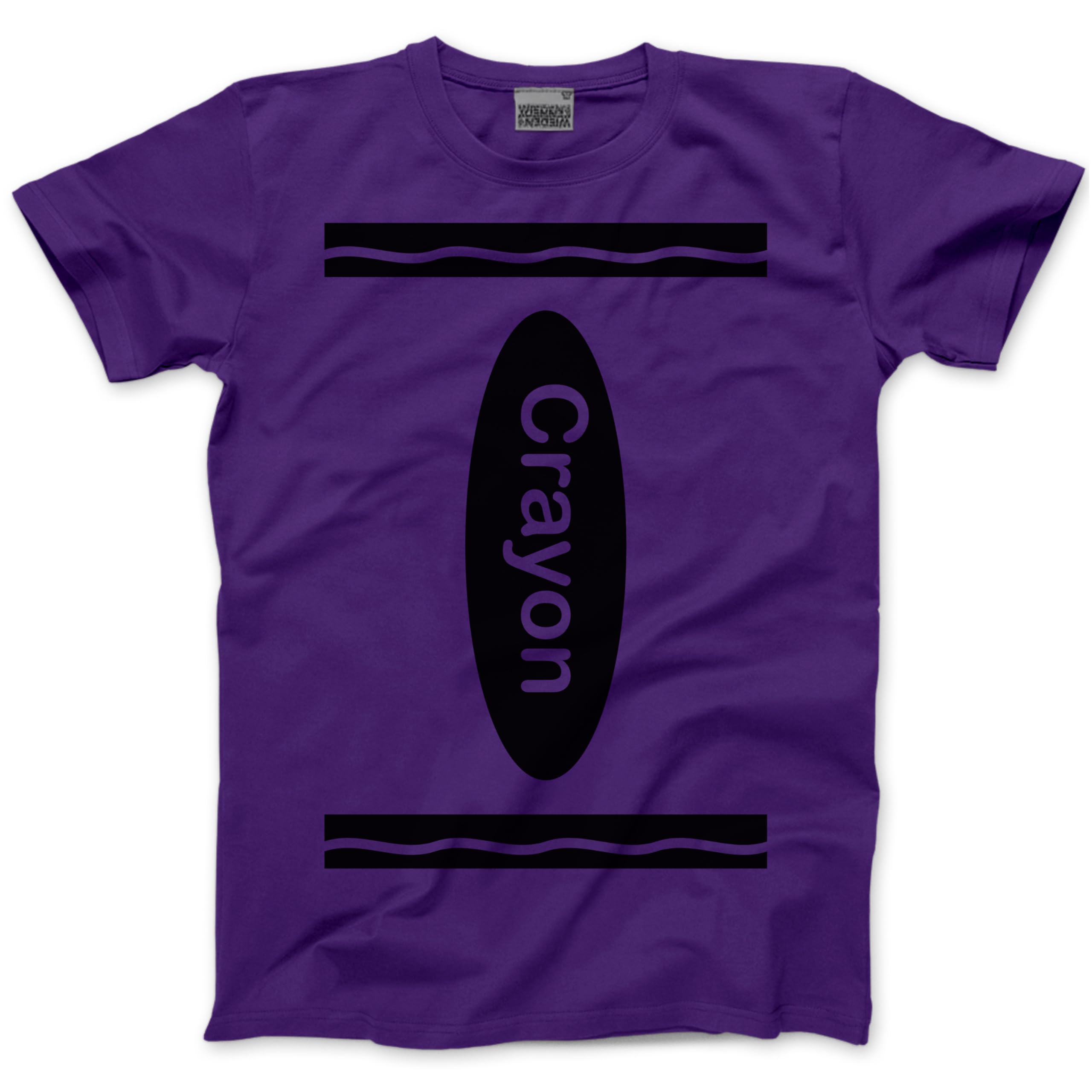Group Costume Outfit - Crayon Tshirt Matching Tees Halloween Top C Fancy Dress Party Team Tops Colours T-Shirt - XXL Purple