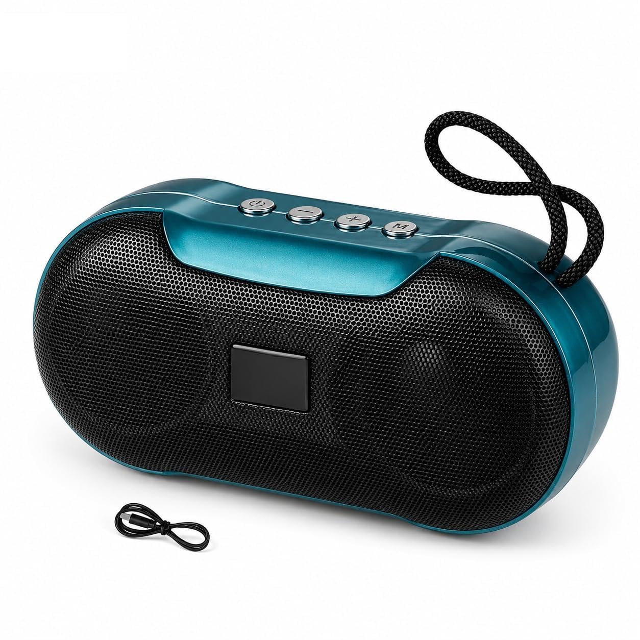 DPM Portable Deep Bass Speaker with Bluetooth, FM Radio, USB/TF Support & Stylish Design-image-1