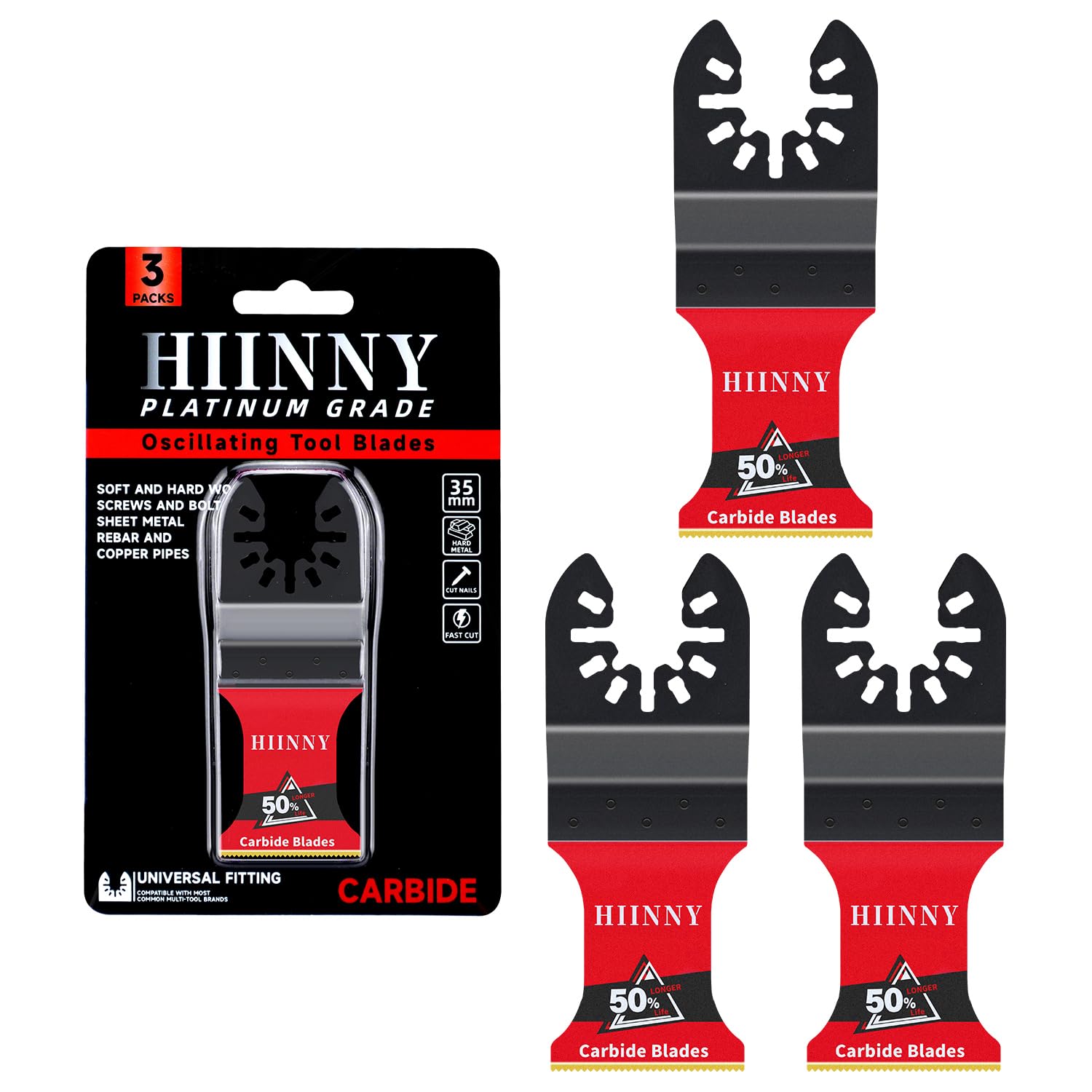 Carbide Oscillating Tool Blades - Heavy Duty & Durable -1 Carbide Oscillating Tool Blades - Heavy Duty & Durable -1