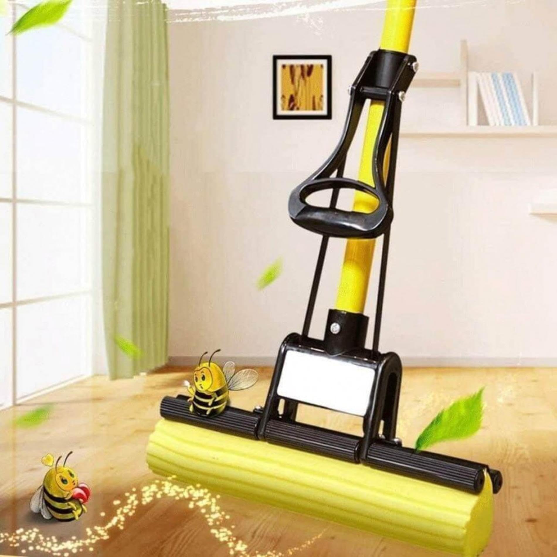 Shree SANT Enterprise Sponge Mop Pocha for Floor Cleaning|Hands-Free Squeeze Premium Sponge Bathroom Cleaning Brush: Quick-Dry, Superior Water Absorption,Ideal for Bathroom Floor (1 Pcs) (B0D6BSYG8W) Amazon Price History, Amazon Price Tracker