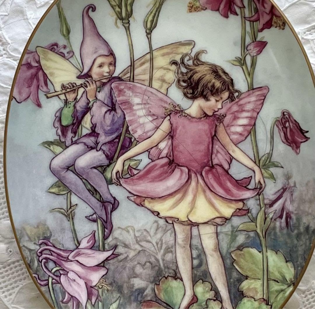 ビレロイ&ボッホ コロンバインの妖精 陶器皿 シシリーメアリーバーカー ビレロイ&ボッホ コロンバインの妖精 陶器皿 シシリーメアリーバーカー