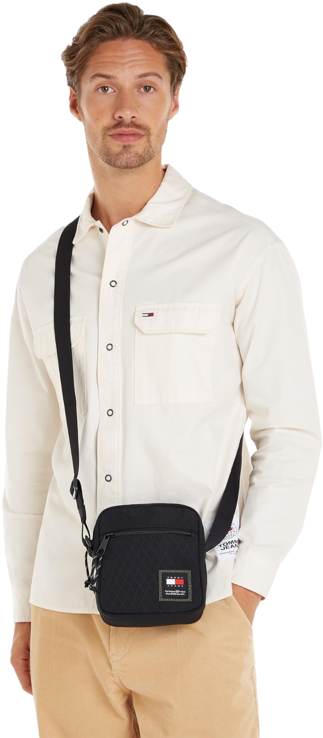 Tommy Jeans Męski reporter TJM Purpose Reporter, czarny, jeden rozmiar, Czarny, One Size