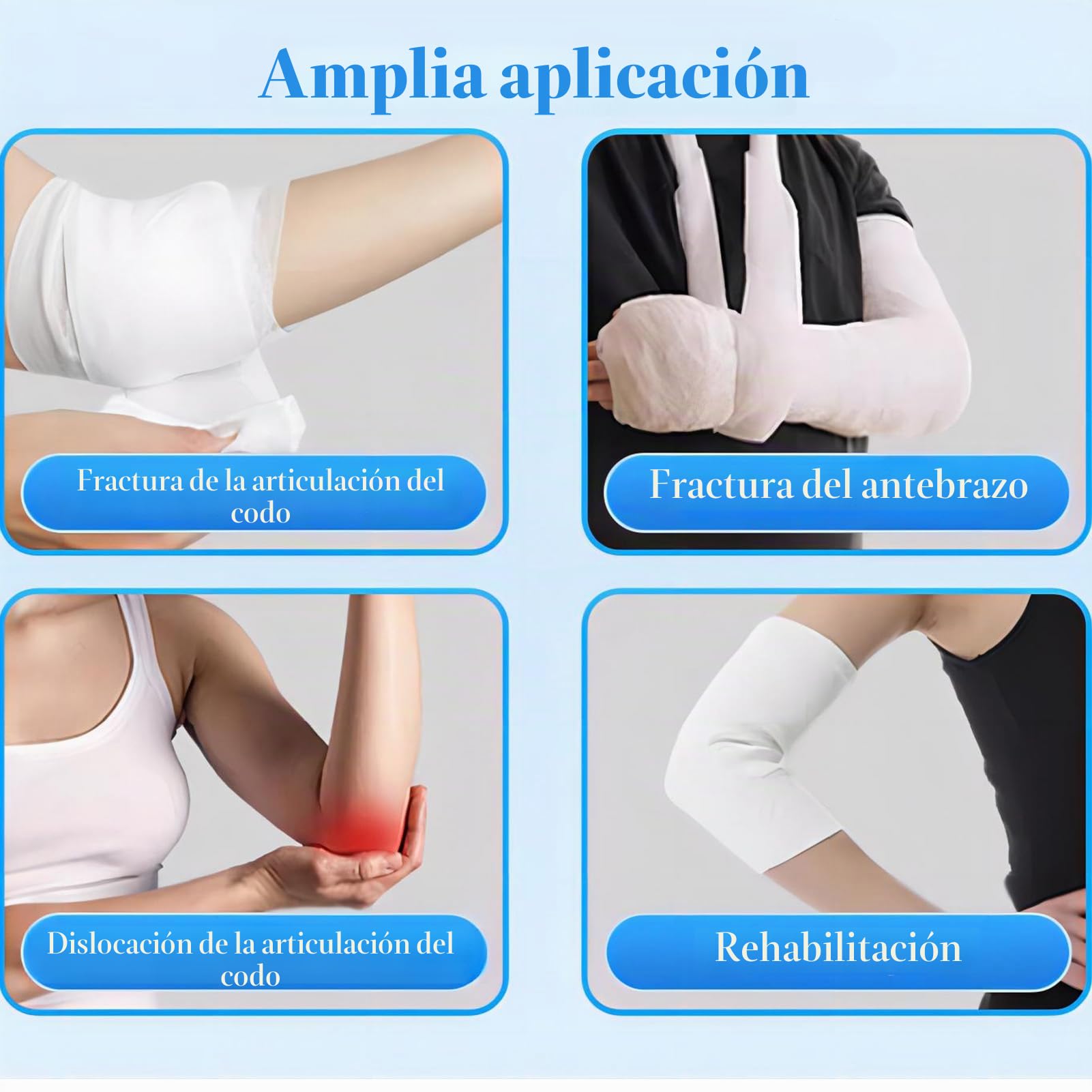 Órtesis de Codo Postoperatoria con Bisagra, Ángulo y Longitud Ajustables, Soporte para Codo con Correa para Hombro para Recuperación Postquirúrgica y Rehabilitación de Lesiones,Left