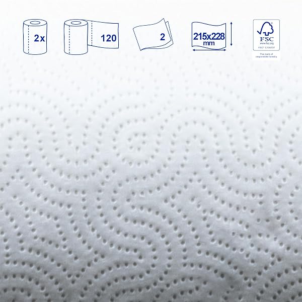 Renova Renova Essuie-tout Extra XXL 2 plis blanc, 1 rouleau XXL = 3 rouleaux standard, 2 rouleaux in use