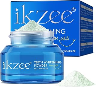 Teeth Whitening Powder - Removes Stains, Enamel Safe & Sensitivity-Free, Fresh Mint Flavor, Fluoride-Free Tooth Polish, Gentle Toothpaste Alternative, Smile Bright