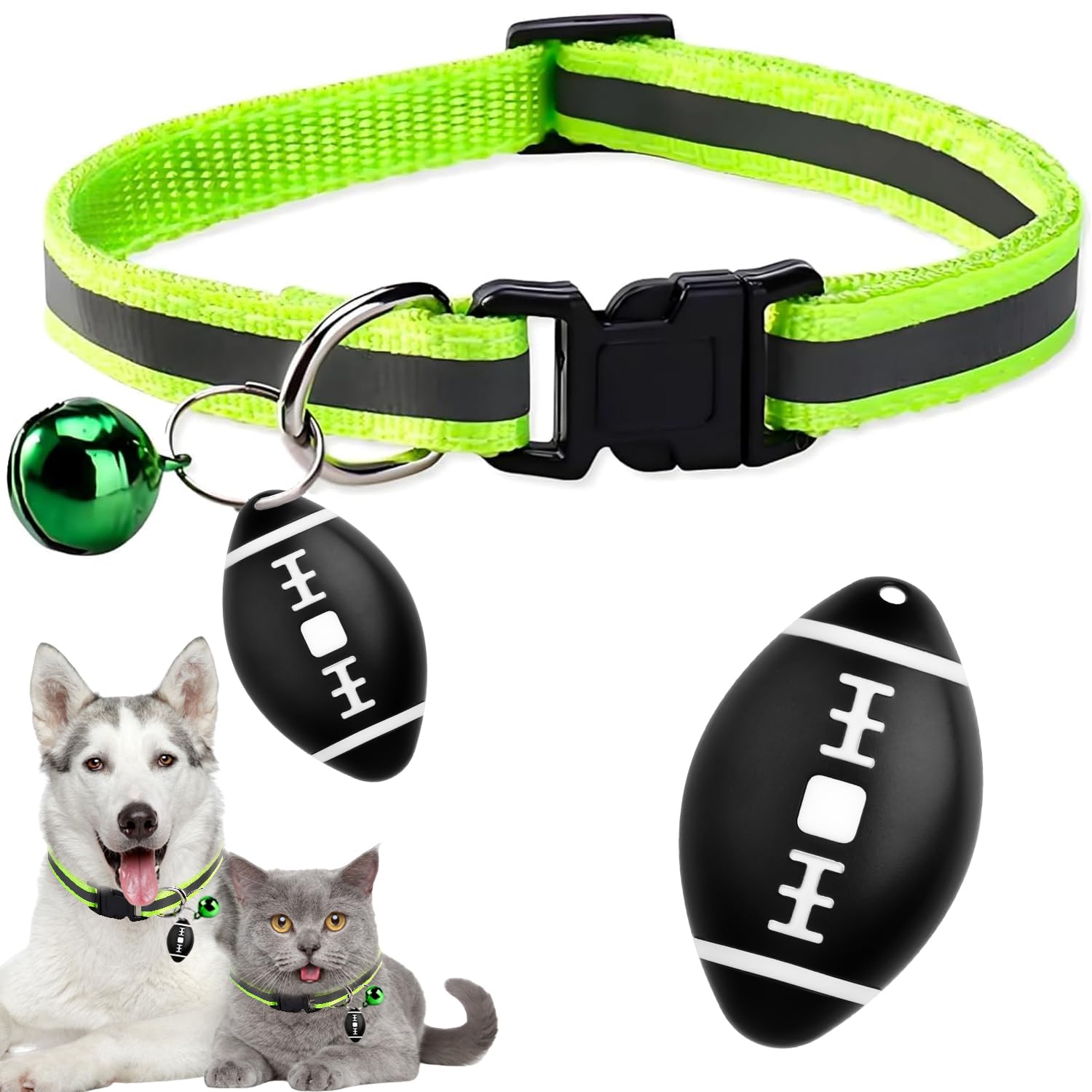 GPS Tracker Fr Katzen Und Hunde Mini GPS Tracker Katze Hund - Ohne ABO,  Wasserdicht, Weltweite Ortung, Kompatibel Mit IOS Android