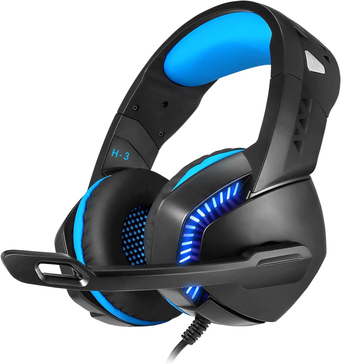 Cosmic Byte H3 Gaming Wired over ear Headphone With Mic For Pc, Laptops, Mobiles, Ps4, Xbox One (Blue)