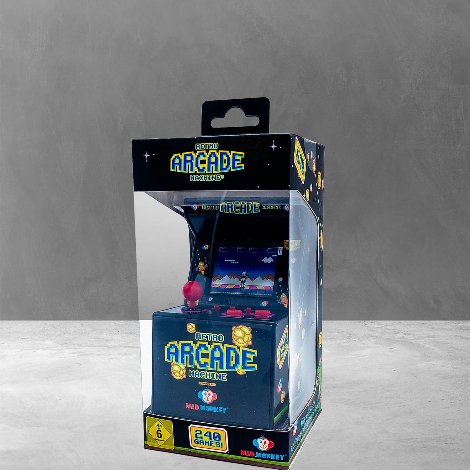 Mini Macchina Arcade - Macchina Arcade retrò da Viaggio - Mad Monkey
