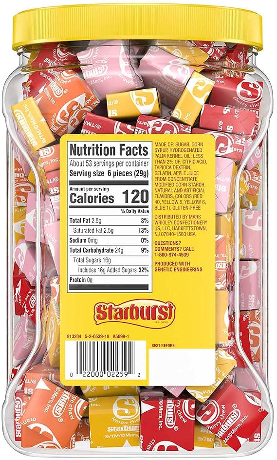 Starburst Fruit Chews, Original, 54 oz