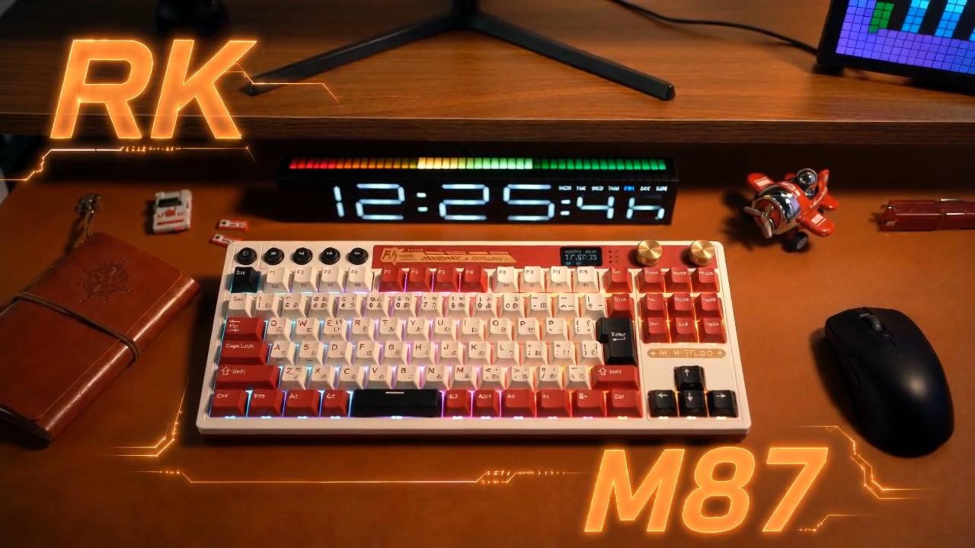 RK  KLUDGE M87 キーボード 日本語配列 クリーム Amazon | 【Amazon.co.jp限定】RK ROYAL KLUDGE M87 ワイヤレス