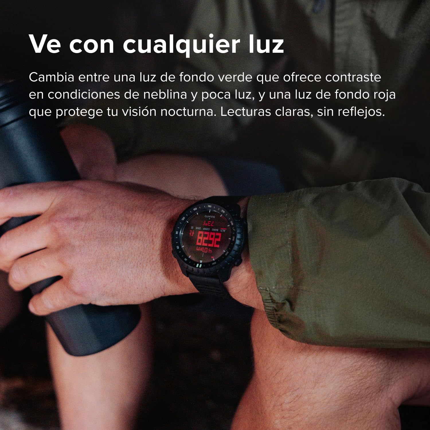 Suunto Core 2 Reloj Outdoor, 10 ATM Resistente al Agua, batería 15 Meses | Altímetro, Barómetro, Brújula, Alarma de tormenta, Retroiluminación roja/verde, Seguimiento de pasos, App SUUNTO, Negro