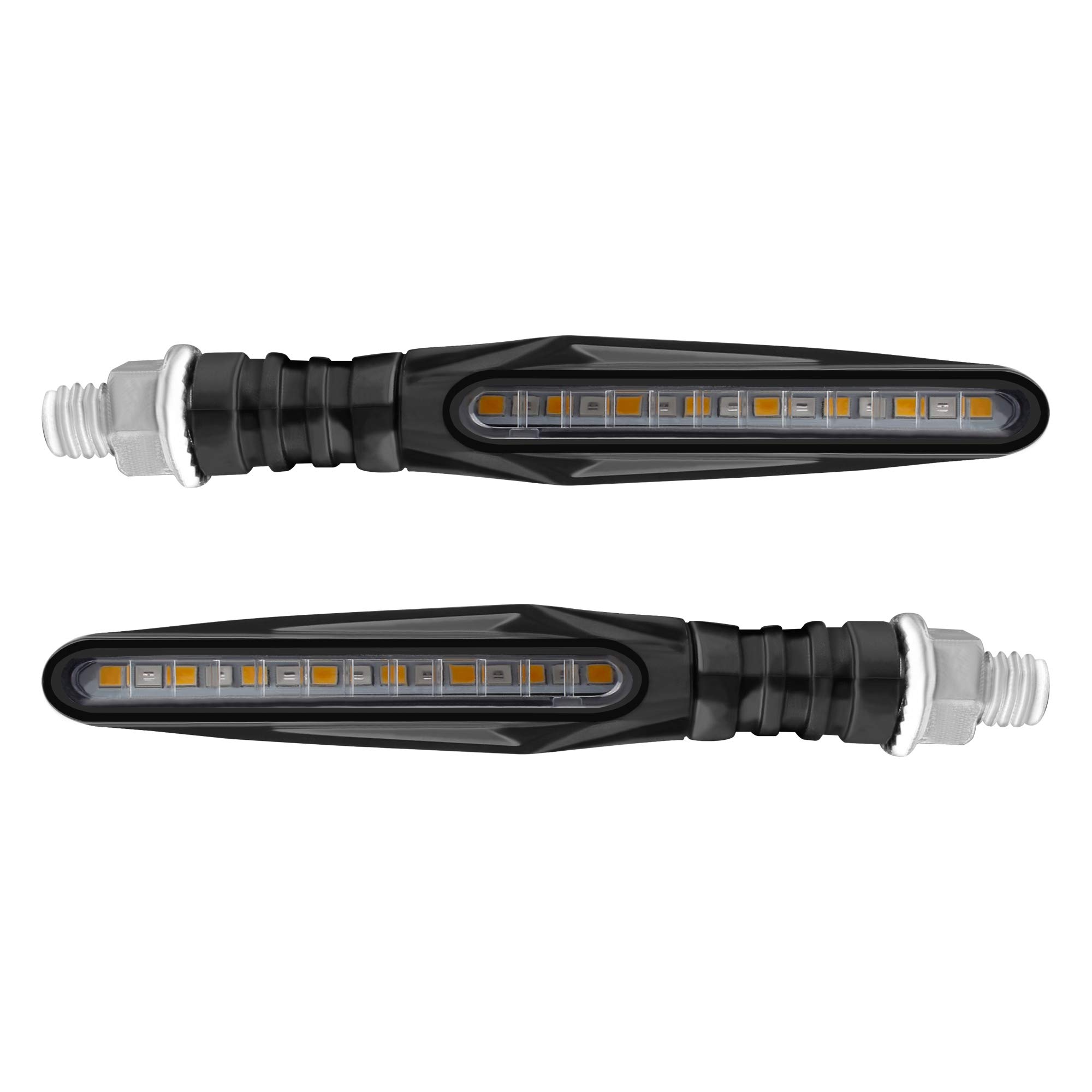 Autofy 100% WATERPROOF Universal LED Indicator Light Turn Signal Lights Side Indicators For All Bikes (Set Of 2)